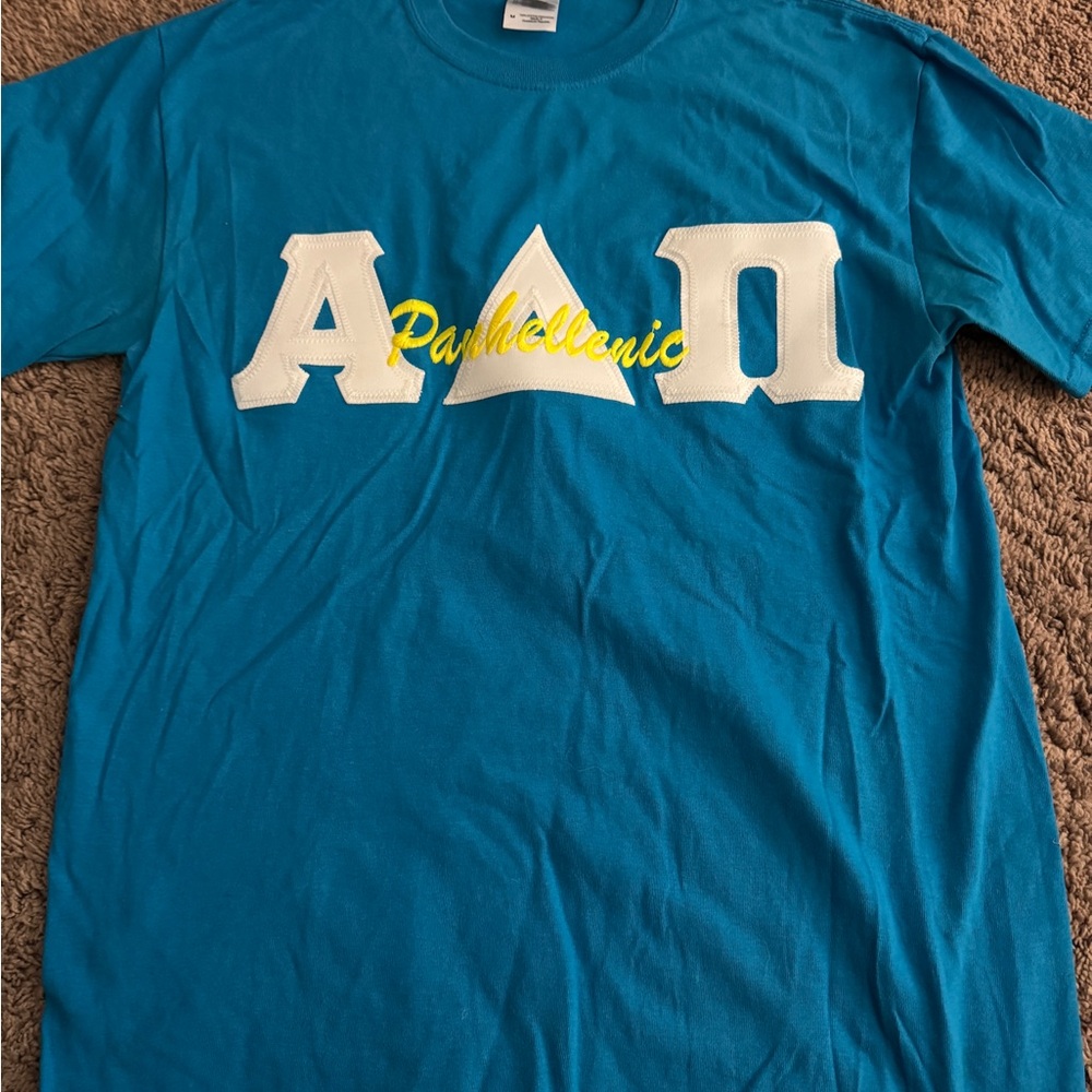 ADPI letter shirts and sweatshirts